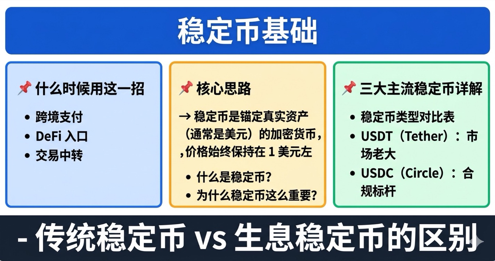 稳定币基础学霸笔记